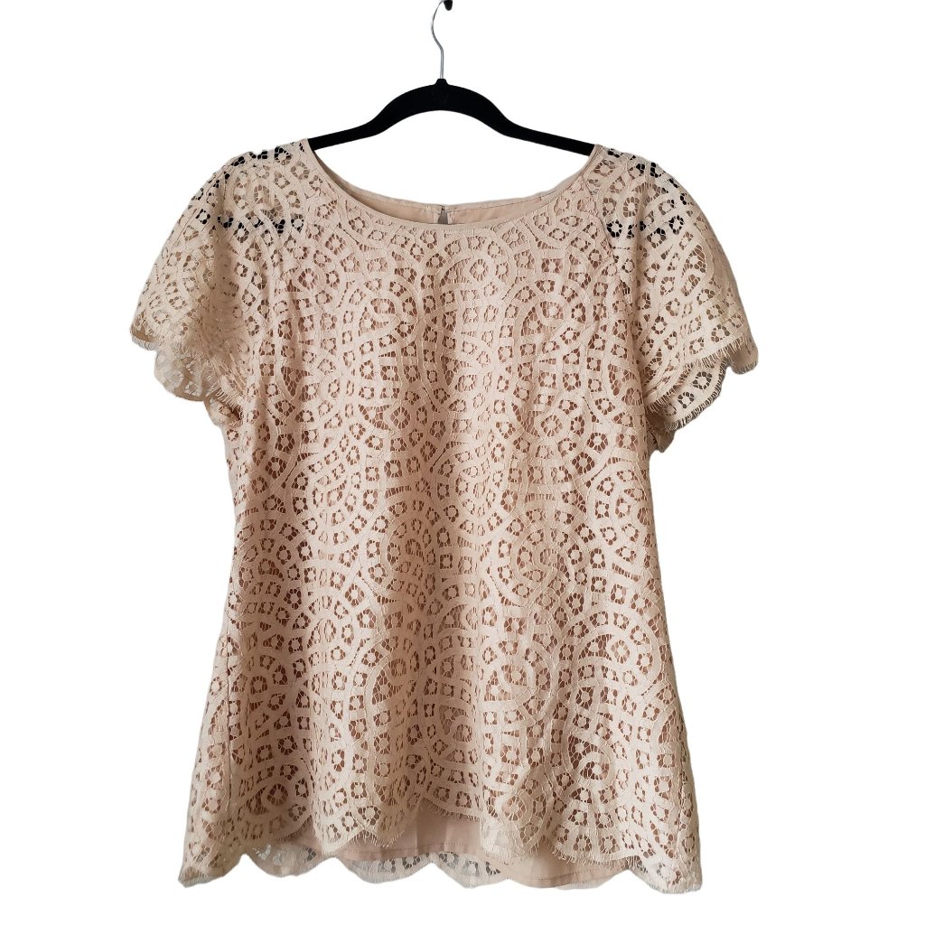 J.Crew Lace Top Size 8 Pink